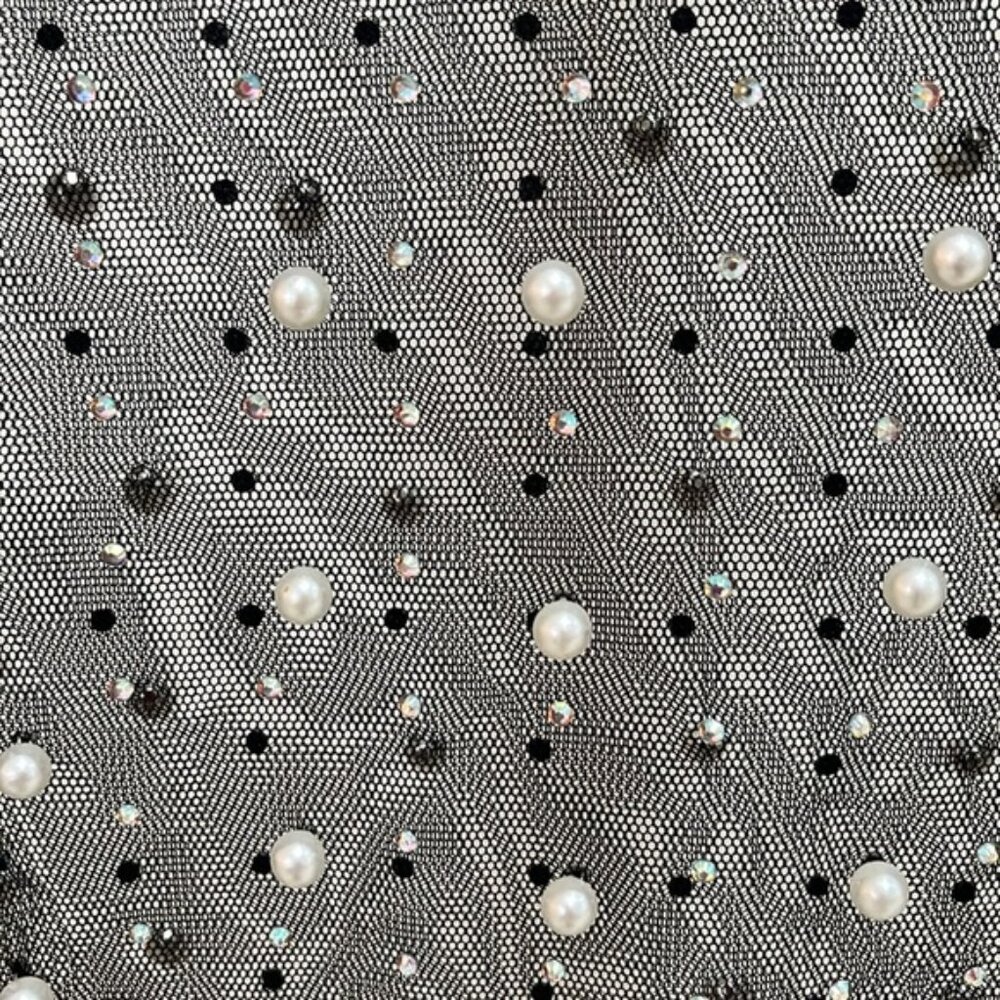 Pearl & Rhinestone Embellished Top - Picture 8 of 9